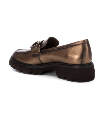 Carmela Loafers i lder 161991 brons