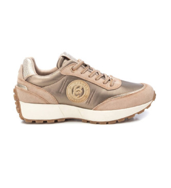 Carmela Zapatillas de piel 161997 beige  