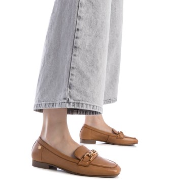 Carmela Brown leather moccasins 162138