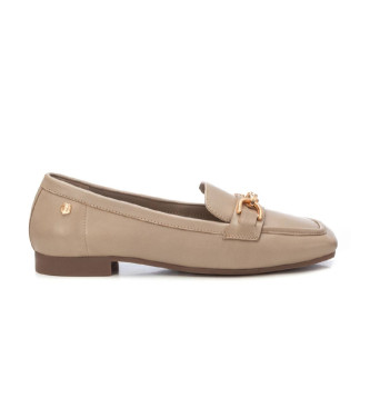 Carmela Mocassins em pele 162138 taupe