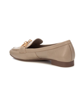 Carmela Mocassins em pele 162138 taupe