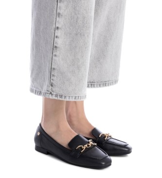 Carmela Leren loafers 162138 zwart