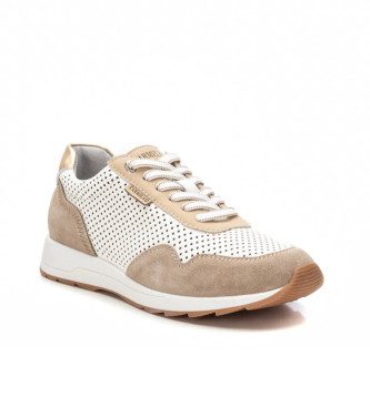 Carmela Leder Turnschuhe 162151 beige