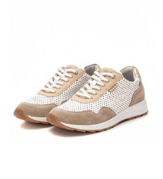 Carmela Leder Turnschuhe 162151 beige