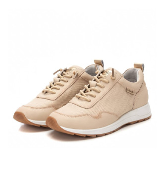 Carmela Leder Turnschuhe 162152 beige