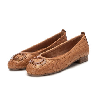 Carmela Ballerine in pelle 162169 marrone