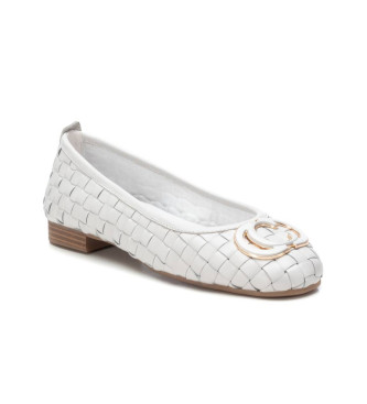 Carmela Ballerines en cuir 162169 blanc