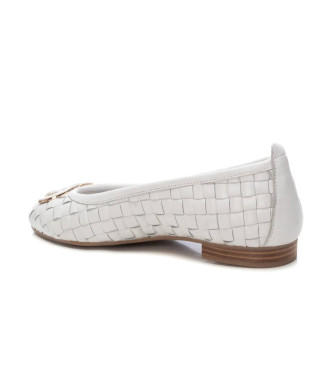 Carmela Ballerines en cuir 162169 blanc