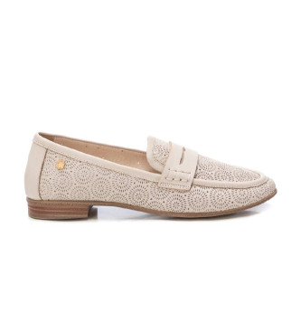 Carmela Leather moccasins 162170 beige