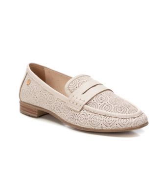 Carmela Leather moccasins 162170 beige