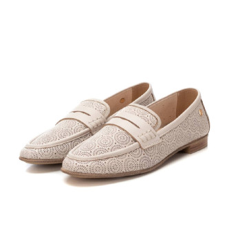 Carmela Mocasines de piel 162170 beige