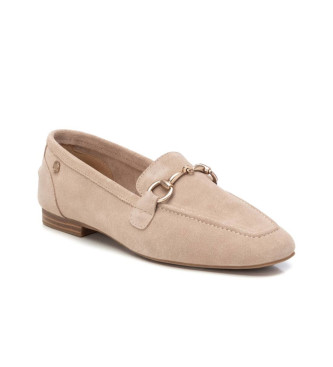 Carmela Mocassins en cuir 162175 beige