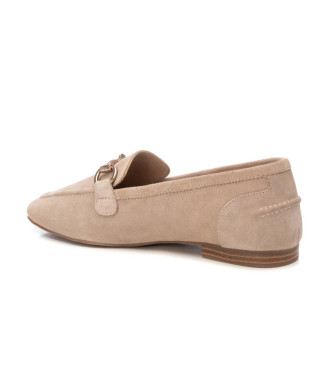 Carmela Leather moccasins 162175 beige