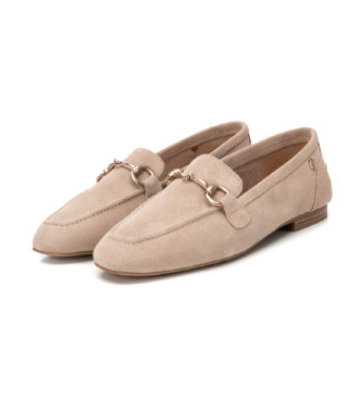 Carmela Leather moccasins 162175 beige