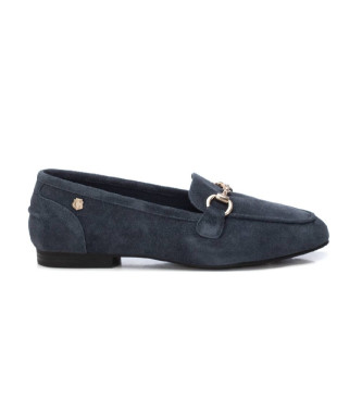 Carmela Loafers i lder 162175 navy