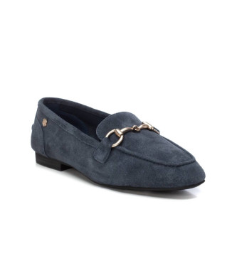 Carmela Mocassins em pele 162175 navy