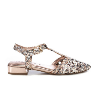 Carmela Ballerines en cuir 162184 nude