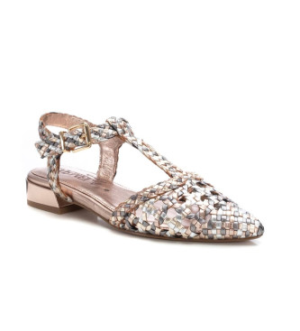 Carmela Ballerines en cuir 162184 nude