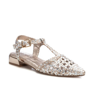 Carmela Silver leather ballerinas 162184