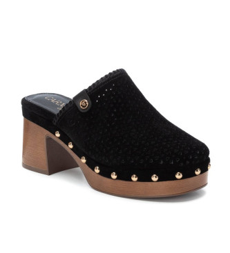 Carmela Sabots en cuir 162220 noir