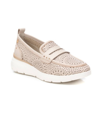 Carmela Mocassins en cuir 162275 beige