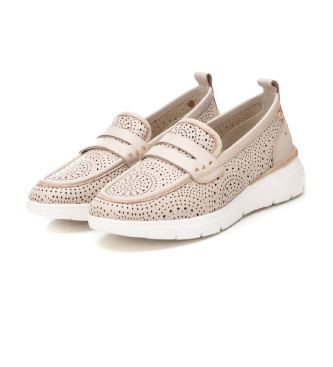 Carmela Mocassins en cuir 162275 beige