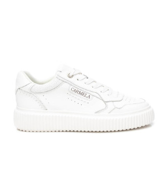 Carmela Leather trainers 162294 white