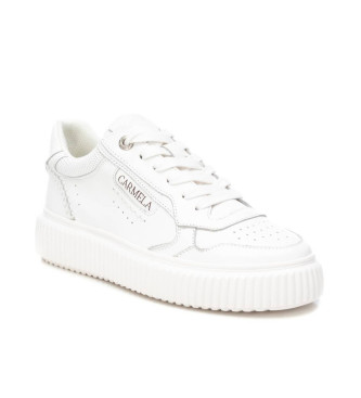 Carmela Leather trainers 162294 white