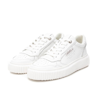 Carmela Leather trainers 162294 white