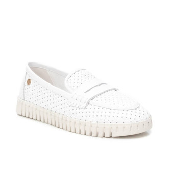 Carmela Mocasines de piel 162303 blanco