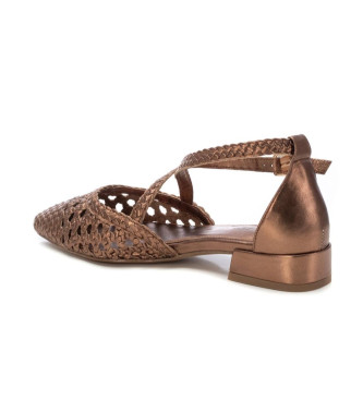 Carmela Ballerines en cuir 162319 bronze