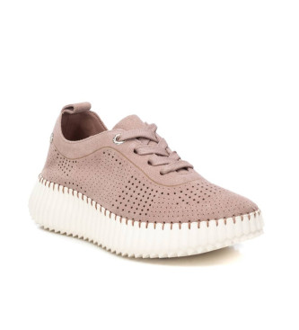 Carmela Leather trainers 162325 nude