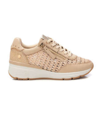 Carmela Leather trainers 162326 beige