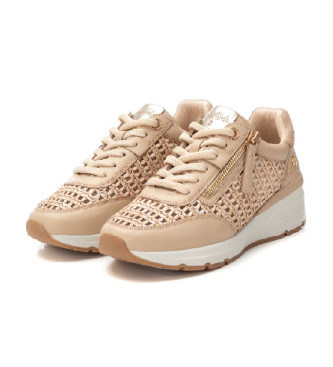 Carmela Leather trainers 162326 beige