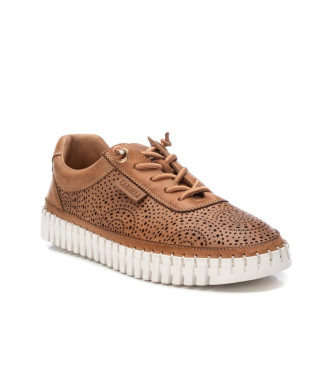 Carmela Leather trainers 162327 brown