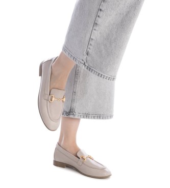 Carmela Mocassins em pele 162372 taupe