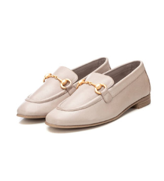 Carmela Mocassins em pele 162372 taupe