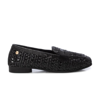 Carmela Leder-Slipper 162410 schwarz