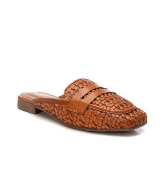 Carmela Leather clogs 162411 brown