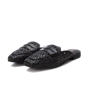 Carmela Lederclogs 162411 schwarz