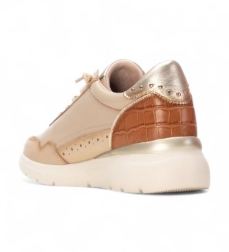 Carmela Baskets en cuir 162430 beige