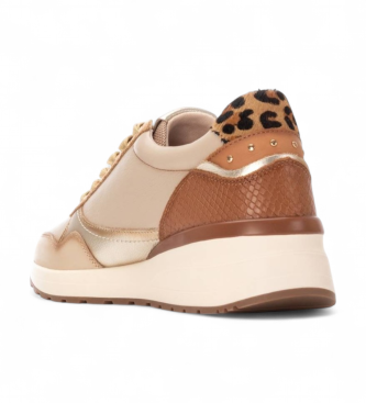 Carmela Sneakers i lder 162442 beige