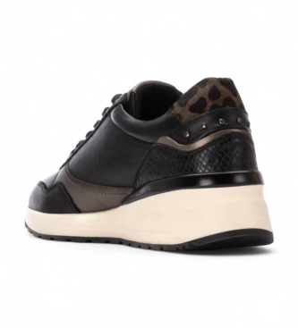 Carmela Baskets en cuir 162442 noir