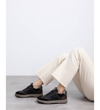 Carmela Usnjene športne copate 162504 black