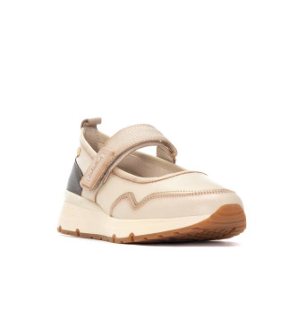 Carmela Zapatos de piel 162515 beige