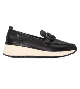 Carmela Leren loafers 162523 zwart
