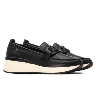 Carmela Leren loafers 162523 zwart