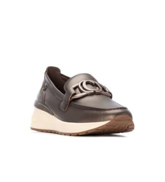Carmela Goud leren loafers 162523