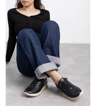 Carmela Usnjene športne copate 162525 black