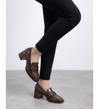 Carmela Leren schoenen 162536 bruin